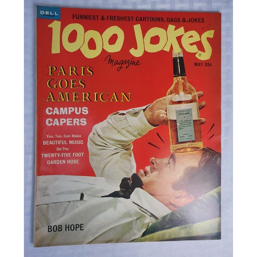 1000 JOKES May 1963 #195 Vintage Golden Age Funny Magazine Very Fine / Near Mint
